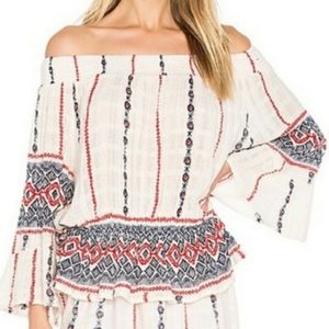 Raga Amalia Off Shoulder Embroidered Top
